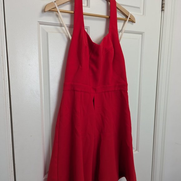 BCBGeneration A-Line Mini Red Dress - Size 6 - Picture 2 of 10